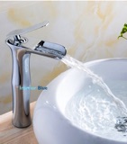Interior Blue Javelin Waterfall Faucet on